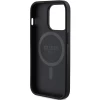 Чохол Guess 4G Collection Leather Metal Logo для iPhone 15 Pro Max Black with MagSafe (GUHMP15XG4GFRK)