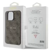 Чехол Guess 4G Collection Leather Metal Logo для iPhone 14 Pro Max Brown with MagSafe (GUHMP14XG4GFRW)