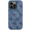 Чохол Guess 4G Collection Leather Metal Logo для iPhone 14 Pro Blue with MagSafe (GUHMP14LG4GFRB)