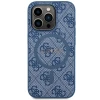 Чохол Guess 4G Collection Leather Metal Logo для iPhone 15 Pro Max Blue with MagSafe (GUHMP15XG4GFRB)