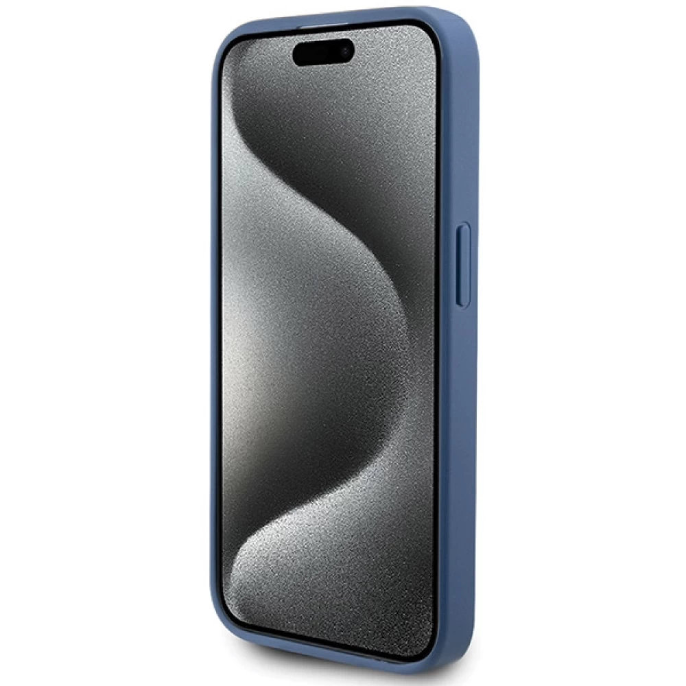 Чехол Guess 4G Collection Leather Metal Logo для iPhone 15 Pro Max Blue  with MagSafe (GUHMP15XG4GFRB) - купить по цене 2069 ₴ в Киеве / Украине.  Оригинальный товар с гарантией качества.