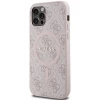 Чехол Guess 4G Collection Leather Metal Logo для iPhone 12 | 12 Pro Pink with MagSafe (GUHMP12MG4GFRP)