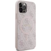 Чехол Guess 4G Collection Leather Metal Logo для iPhone 12 | 12 Pro Pink with MagSafe (GUHMP12MG4GFRP)