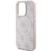 Чехол Guess 4G Collection Leather Metal Logo для iPhone 13 Pro Pink with MagSafe (GUHMP13LG4GFRP)