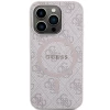 Чехол Guess 4G Collection Leather Metal Logo для iPhone 14 Pro Max Pink with MagSafe (GUHMP14XG4GFRP)