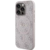 Чехол Guess 4G Collection Leather Metal Logo для iPhone 15 Pro Max Pink with MagSafe (GUHMP15XG4GFRP)