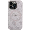 Чохол Guess 4G Collection Leather Metal Logo для iPhone 15 Pro Max Pink with MagSafe (GUHMP15XG4GFRP)