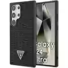 Чехол Guess Rhinestone Triangle для Samsung Galaxy S24 Ultra (S928) Black (GUHCS24LHDGPPK)