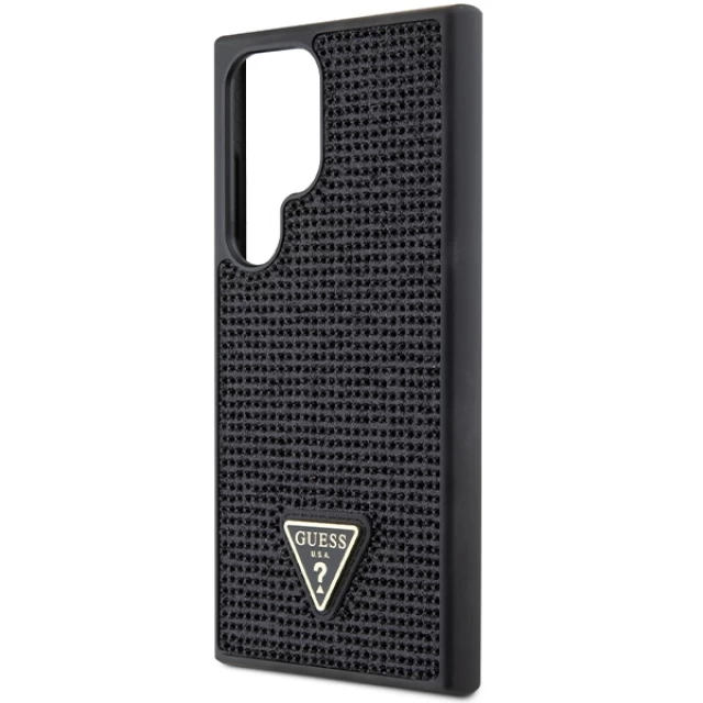 Чохол Guess Rhinestone Triangle для Samsung Galaxy S24 Ultra (S928) Black (GUHCS24LHDGPPK)
