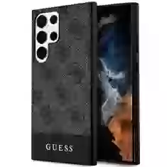 Чехол Guess 4G Stripe Collection для Samsung Galaxy S24 Ultra (S928) Black (GUHCS24LG4GLGR)