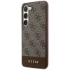 Чехол Guess 4G Stripe Collection для Samsung Galaxy S24 Plus (S926) Brown (GUHCS24MG4GLBR)