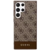 Чехол Guess 4G Stripe Collection для Samsung Galaxy S24 Ultra (S928) Brown (GUHCS24LG4GLBR)