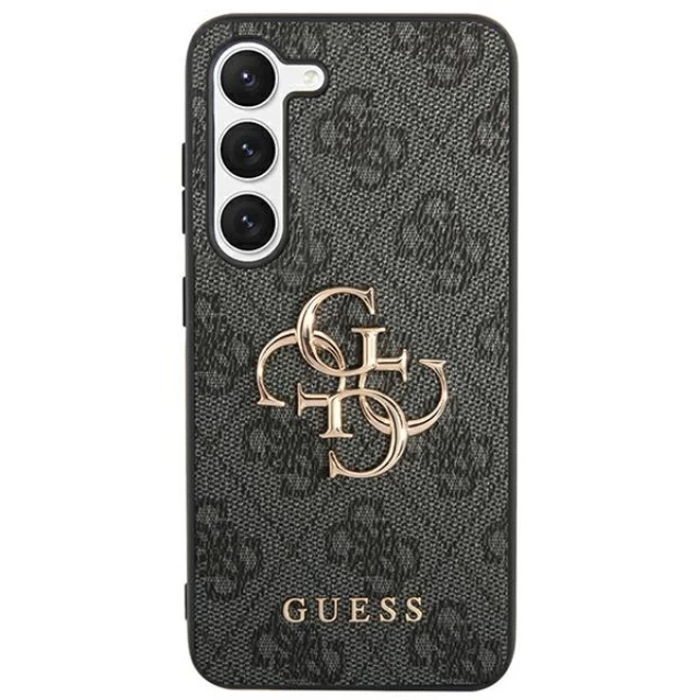 Чехол Guess 4G Big Metal Logo для Samsung Galaxy S24 (S921) Black (GUHCS24S4GMGGR)