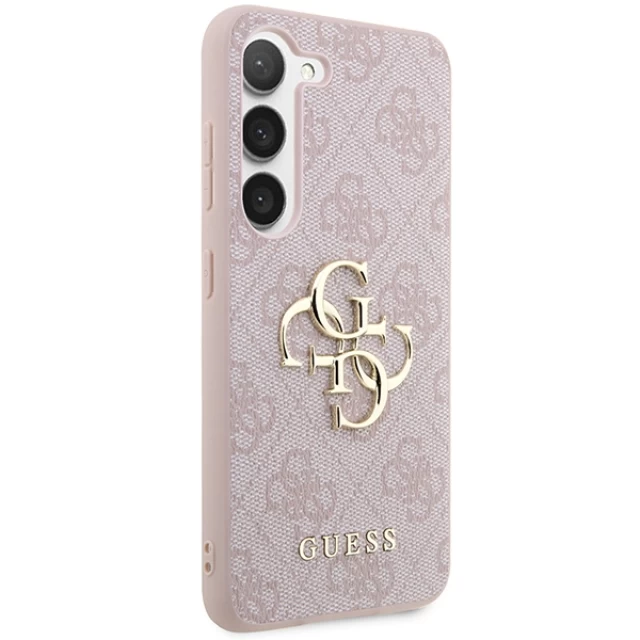 Чохол Guess 4G Big Metal Logo для Samsung Galaxy S24 Plus (S926) Pink (GUHCS24M4GMGPI)