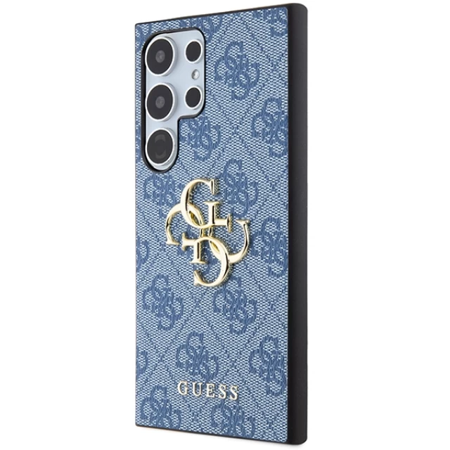 Чохол Guess 4G Big Metal Logo для Samsung Galaxy S24 Ultra (S928) Blue (GUHCS24L4GMGBL)