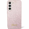 Чохол Guess Glitter Script для Samsung Galaxy S24 (S921) Pink (GUHCS24SHGGSHP)