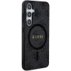 Чохол Guess 4G Collection Leather Metal Logo для Samsung Galaxy S24 (S921) Black with MagSafe (GUHMS24SG4GFRK)