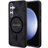 Чохол Guess 4G Collection Leather Metal Logo для Samsung Galaxy S24 Plus (S926) Black with MagSafe (GUHMS24MG4GFRK)