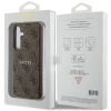 Чохол Guess 4G Collection Leather Metal Logo для Samsung Galaxy S24 (S921) Brown with MagSafe (GUHMS24SG4GFRW)