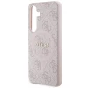 Чохол Guess 4G Collection Leather Metal Logo для Samsung Galaxy S24 (S921) Pink with MagSafe (GUHMS24SG4GFRP)