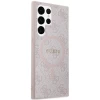 Чехол Guess 4G Collection Leather Metal Logo для Samsung Galaxy S24 Ultra (S928) Pink with MagSafe (GUHMS24LG4GFRP)