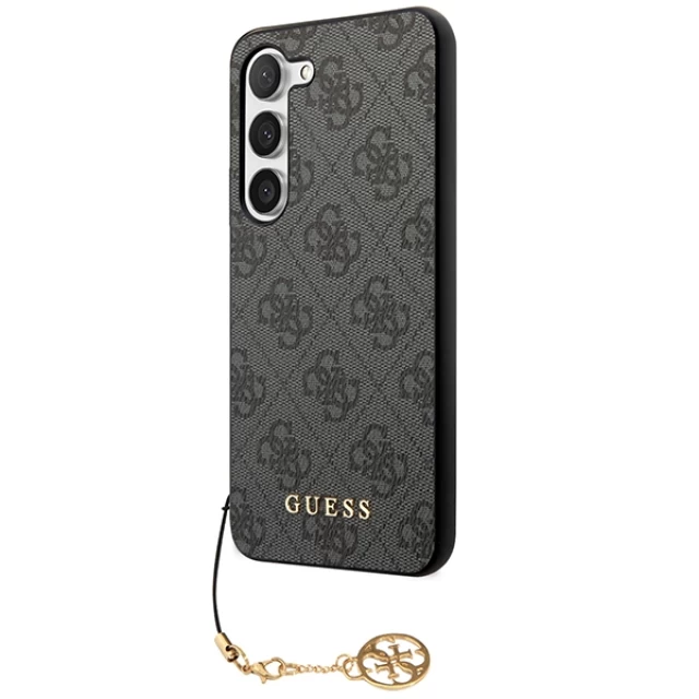 Чохол Guess 4G Charms Collection для Samsung Galaxy S24 (S921) Black (GUHCS24SGF4GGR)