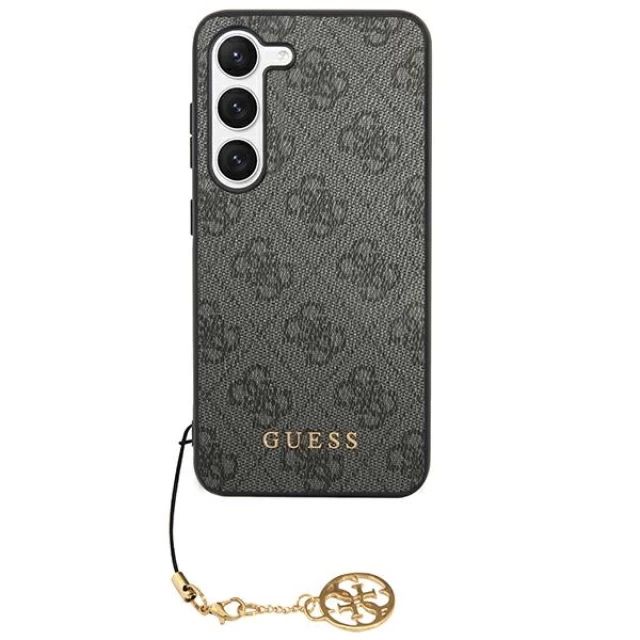 Чехол Guess 4G Charms Collection для Samsung Galaxy S24 (S921) Black (GUHCS24SGF4GGR)