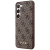 Чохол Guess 4G Metal Gold Logo для Samsung Galaxy S24 Plus (S926) Brown (GUHCS24MG4GFBR)