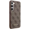 Чехол Guess 4G Metal Gold Logo для Samsung Galaxy S24 Plus (S926) Brown (GUHCS24MG4GFBR)