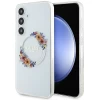 Чохол Guess IML Flowers Wreath для Samsung Galaxy S24 Plus (S926) Transparent with MagSafe (GUHMS24MHFWFCT)