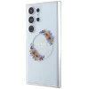 Чехол Guess IML Flowers Wreath для Samsung Galaxy S24 Ultra (S928) Transparent with MagSafe (GUHMS24LHFWFCT)