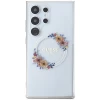 Чохол Guess IML Flowers Wreath для Samsung Galaxy S24 Ultra (S928) Transparent with MagSafe (GUHMS24LHFWFCT)