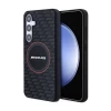 Чохол AMG Hardcase Silicone Carbon Pattern для Samsung Galaxy S24 Plus (S926) Black with MagSafe (AMHMS24M23SMRK)