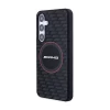 Чохол AMG Hardcase Silicone Carbon Pattern для Samsung Galaxy S24 Plus (S926) Black with MagSafe (AMHMS24M23SMRK)