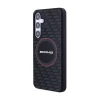 Чехол AMG Hardcase Silicone Carbon Pattern для Samsung Galaxy S24 Plus (S926) Black with MagSafe (AMHMS24M23SMRK)