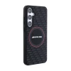 Чохол AMG Hardcase Silicone Carbon Pattern для Samsung Galaxy S24 Plus (S926) Black with MagSafe (AMHMS24M23SMRK)