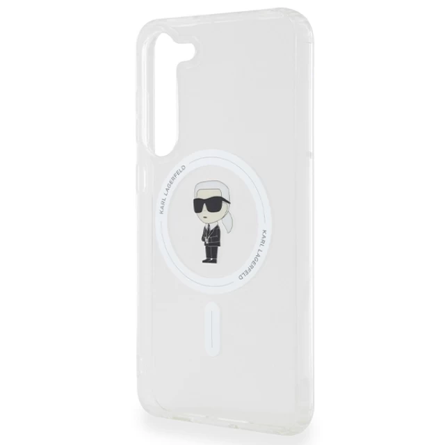 Чохол Karl Lagerfeld IML Ikonik для Samsung Galaxy S23 Plus (S916) Transparent with MagSafe (KLHMS23MHFCKNOT)