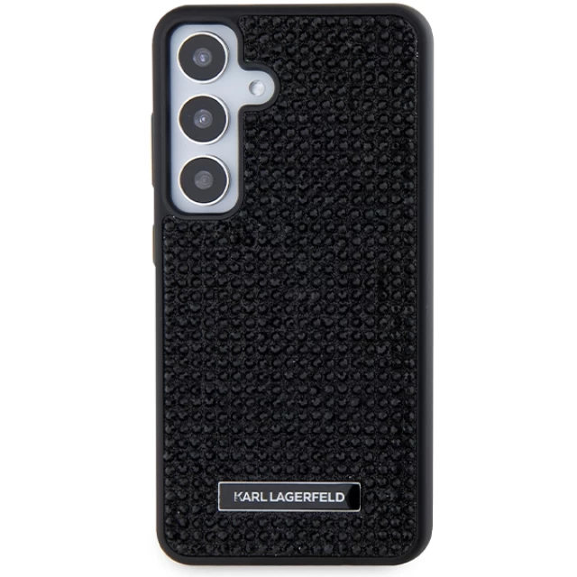 Чехол Karl Lagerfeld Rhinestone Metal Logo для Samsung Galaxy S24 Plus (S926) Black (KLHCS24MHDSPRK)