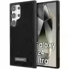 Чехол Karl Lagerfeld Rhinestone Metal Logo для Samsung Galaxy S24 Ultra (S928) Black (KLHCS24LHDSPRK)