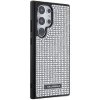 Чехол Karl Lagerfeld Rhinestone Metal Logo для Samsung Galaxy S24 Ultra (S928) Silver (KLHCS24LHDSPRS)