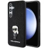 Чохол Karl Lagerfeld Fixed Glitter Ikonik Logo Metal Pin для Samsung Galaxy S24 (S921) Black (KLHCS24SGKNPSK)