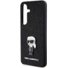 Чехол Karl Lagerfeld Fixed Glitter Ikonik Logo Metal Pin для Samsung Galaxy S24 (S921) Black (KLHCS24SGKNPSK)