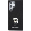 Чехол Karl Lagerfeld Fixed Glitter Ikonik Logo Metal Pin для Samsung Galaxy S24 Ultra (S928) Black (KLHCS24LGKNPSK)