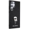 Чехол Karl Lagerfeld Fixed Glitter Ikonik Logo Metal Pin для Samsung Galaxy S24 Ultra (S928) Black (KLHCS24LGKNPSK)