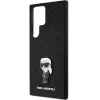 Чехол Karl Lagerfeld Fixed Glitter Ikonik Logo Metal Pin для Samsung Galaxy S24 Ultra (S928) Black (KLHCS24LGKNPSK)