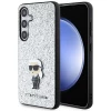 Чехол Karl Lagerfeld Fixed Glitter Ikonik Logo Metal Pin для Samsung Galaxy S24 (S921) Silver (KLHCS24SGCNPSG)