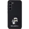 Чохол Karl Lagerfeld Silicone Karl & Choupette Metal Pin для Samsung Galaxy S23 (S911) Black (KLHCS23SSMHKCNPK)