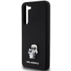 Чехол Karl Lagerfeld Silicone Karl & Choupette Metal Pin для Samsung Galaxy S23 Plus (S916) Black (KLHCS23MSMHKCNPK)