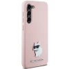 Чехол Karl Lagerfeld Silicone Choupette Metal Pin для Samsung Galaxy S23 Plus (S916) Pink (KLHCS23SSMHCNPP)