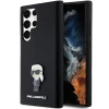 Чохол Karl Lagerfeld Silicone Ikonik Metal Pin для Samsung Galaxy S23 Ultra (S918) Black (KLHCS23LSMHKNPK)
